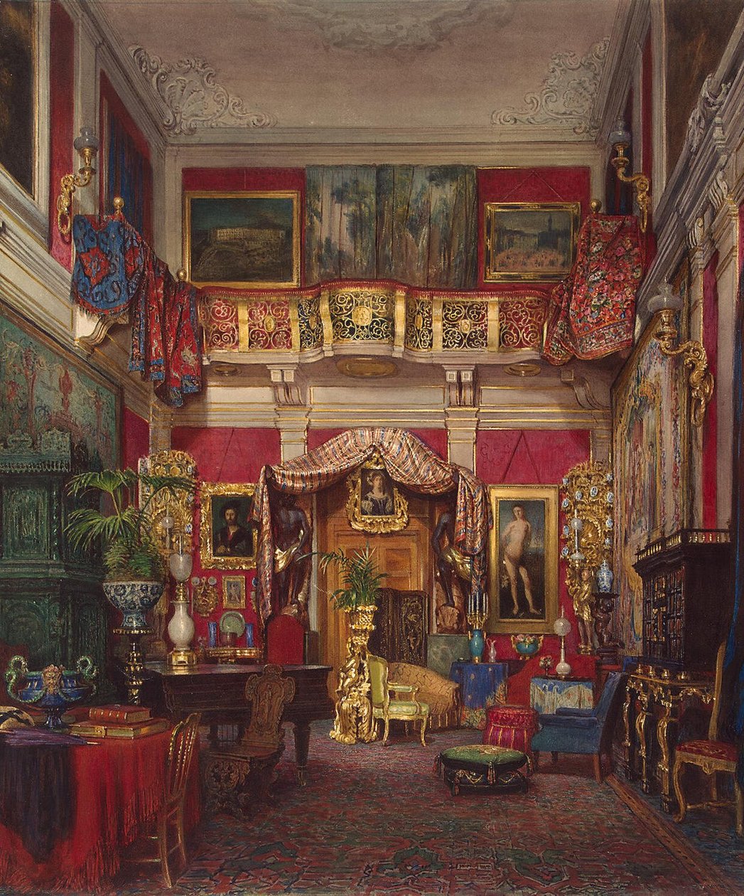 Quarto na Villa di Quarto, perto de Florença de Emanuel Stöckler