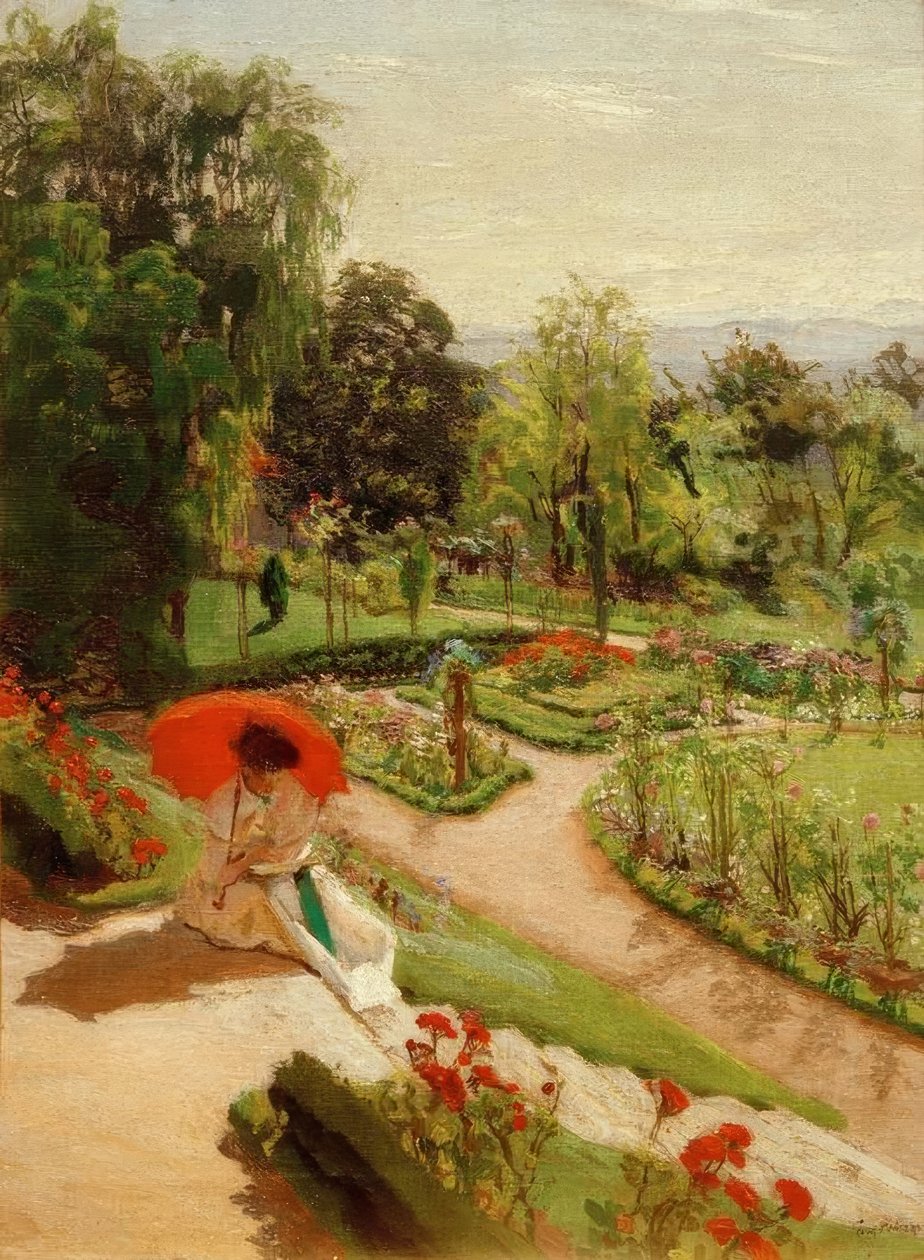 Guarda-chuva vermelho de Emanuel A. Petersen