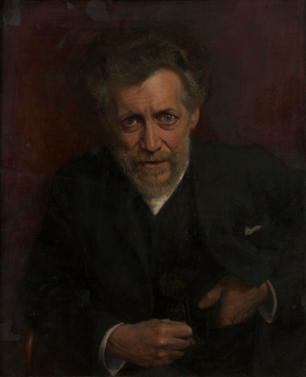 Retrato do professor Edmund von Hellmer de Emanuel Baschny