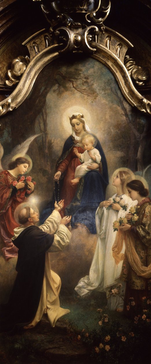 Nossa Senhora do Rosário (óleo sobre tela) de Emanuel Dítě
