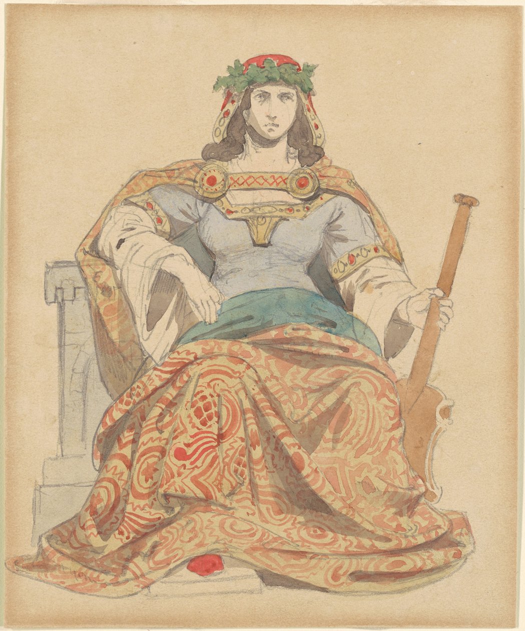 Divindade Feminina de Emanuel Gottlieb Leutze