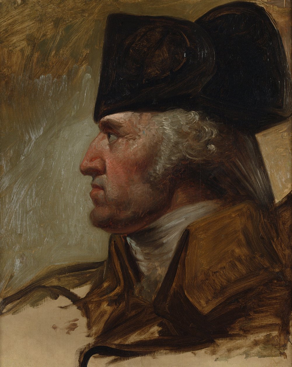 George Washington, estudo para Washington cruzando o Delaware, c.1850 de Emanuel Gottlieb Leutze
