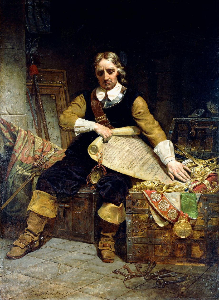 Oliver Cromwell, 1867 de Emanuel Gottlieb Leutze