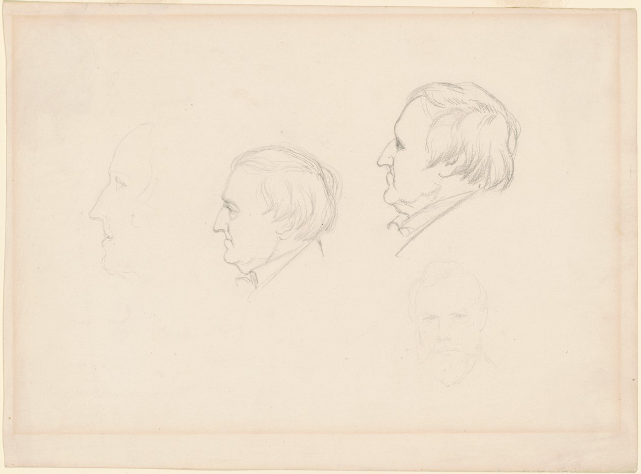 Estudos de Homens de Emanuel Gottlieb Leutze