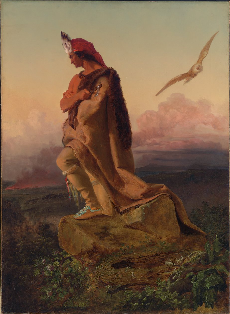 O último dos Moicanos de Emanuel Gottlieb Leutze