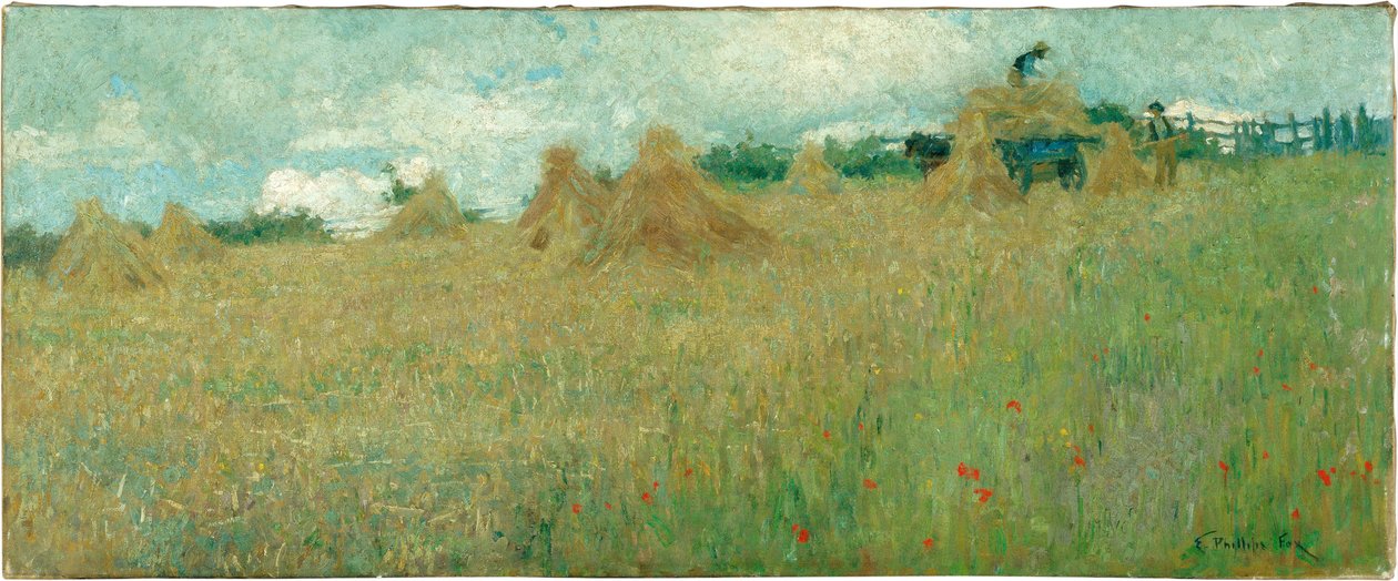 O campo de milho, c. 1900 de Emanuel Phillips Fox