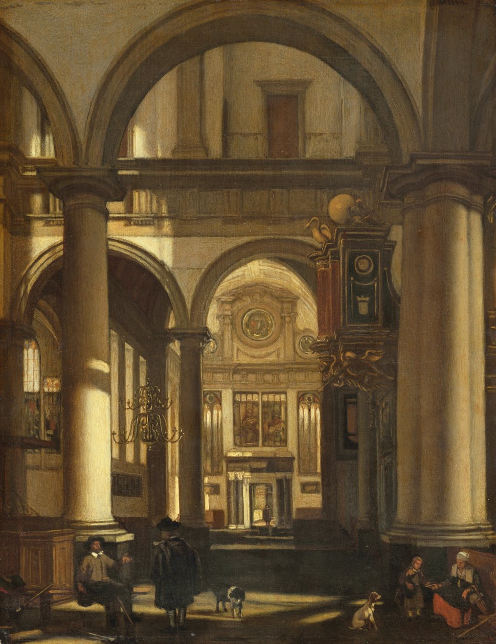 Interior da igreja de Emanuel de Witte