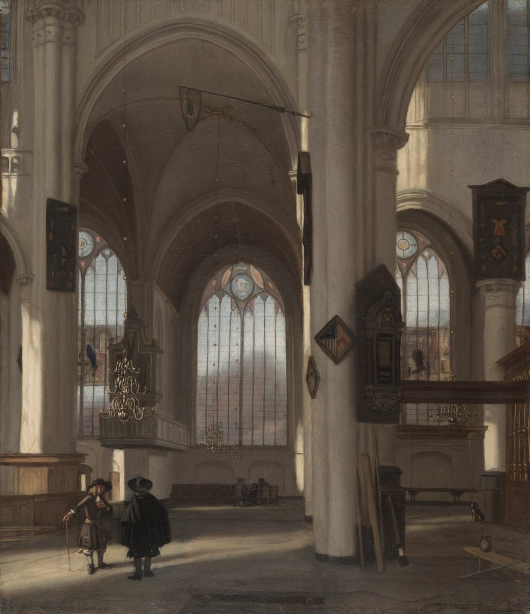 Interior de uma igreja de Emanuel de Witte