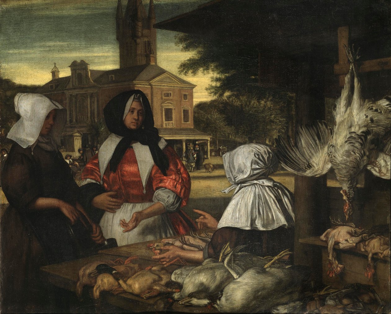 O Birdmarket, Amsterdam, c.1660-70 de Emanuel de Witte