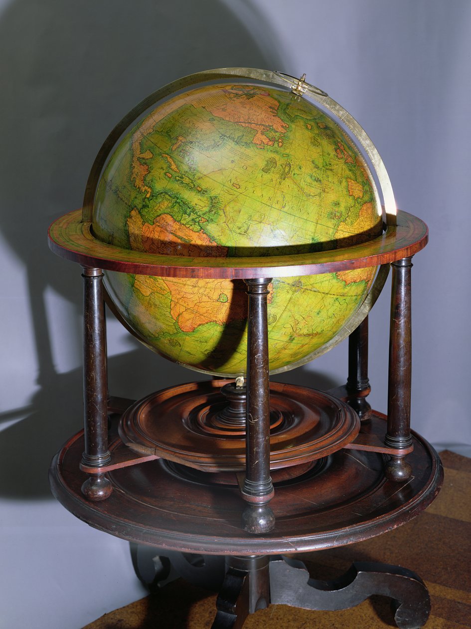 Molyneux Globe (madeira) de Emery Molyneux