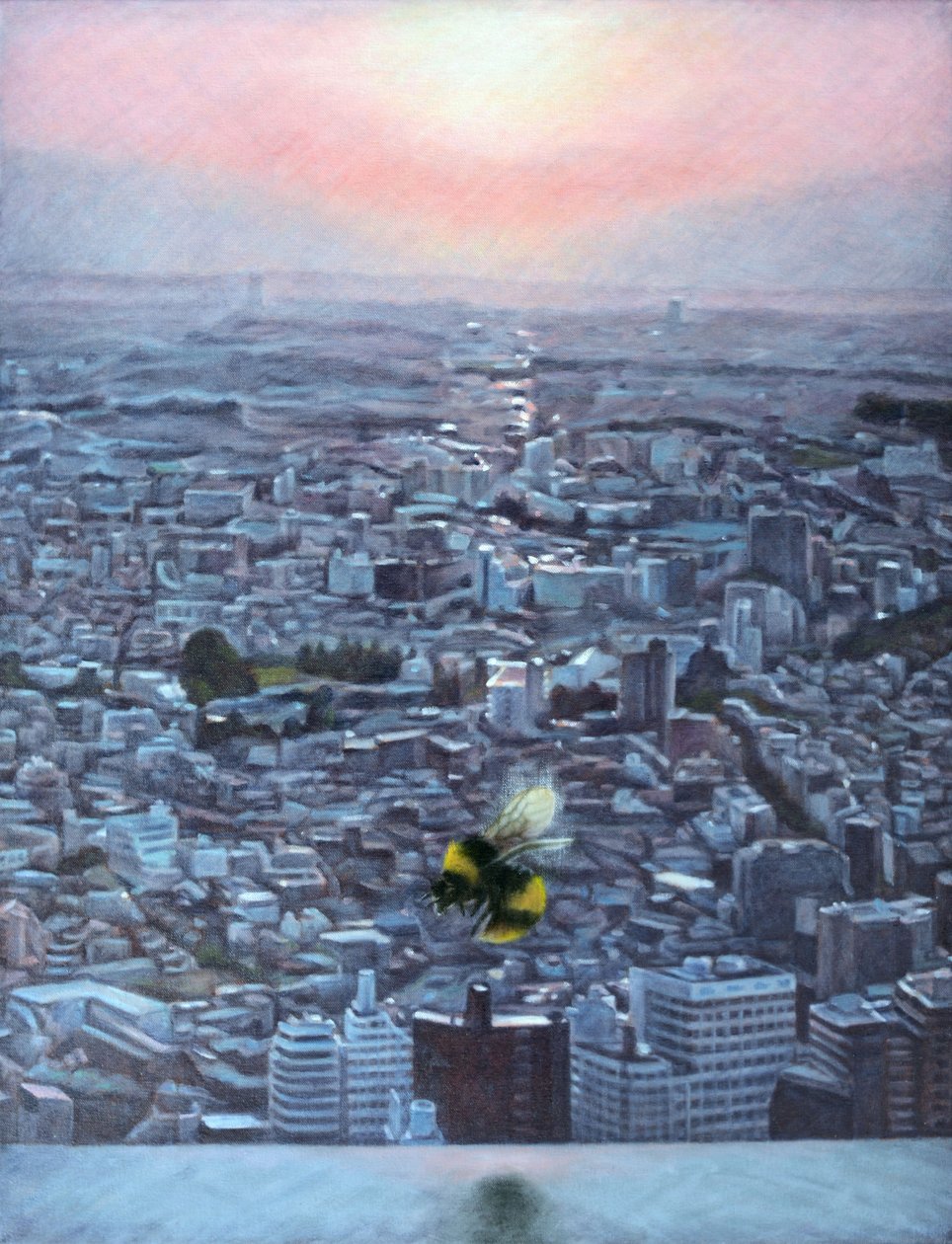 Fim do dia, 2012 (óleo sobre tela) de Emiko Aida