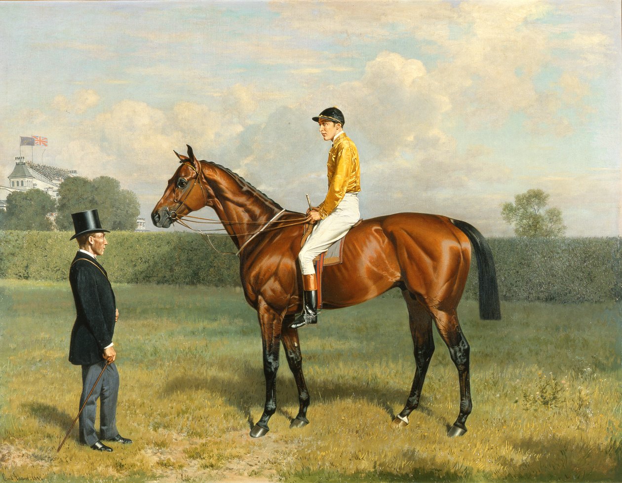 &39;Ormonde&39;, vencedor do Derby de 1886, 1886 (para detalhes ver 188205) de Emil Adam