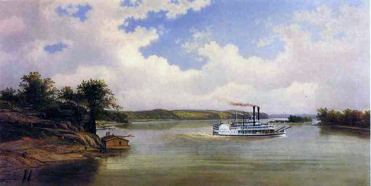 Barco a Vapor, 1881 de Emil Bott