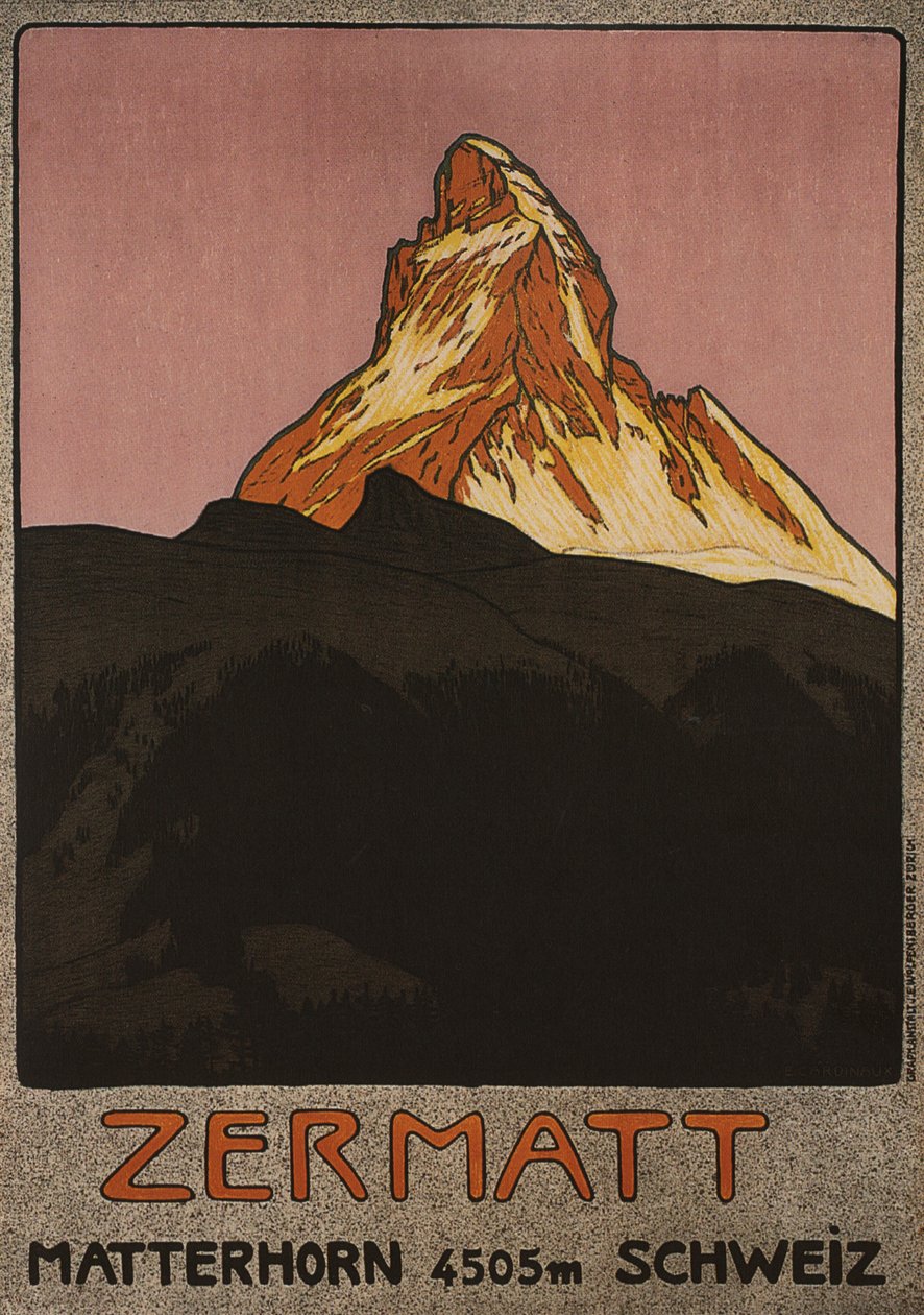 Zermatt, 1908 de Emil Cardinaux