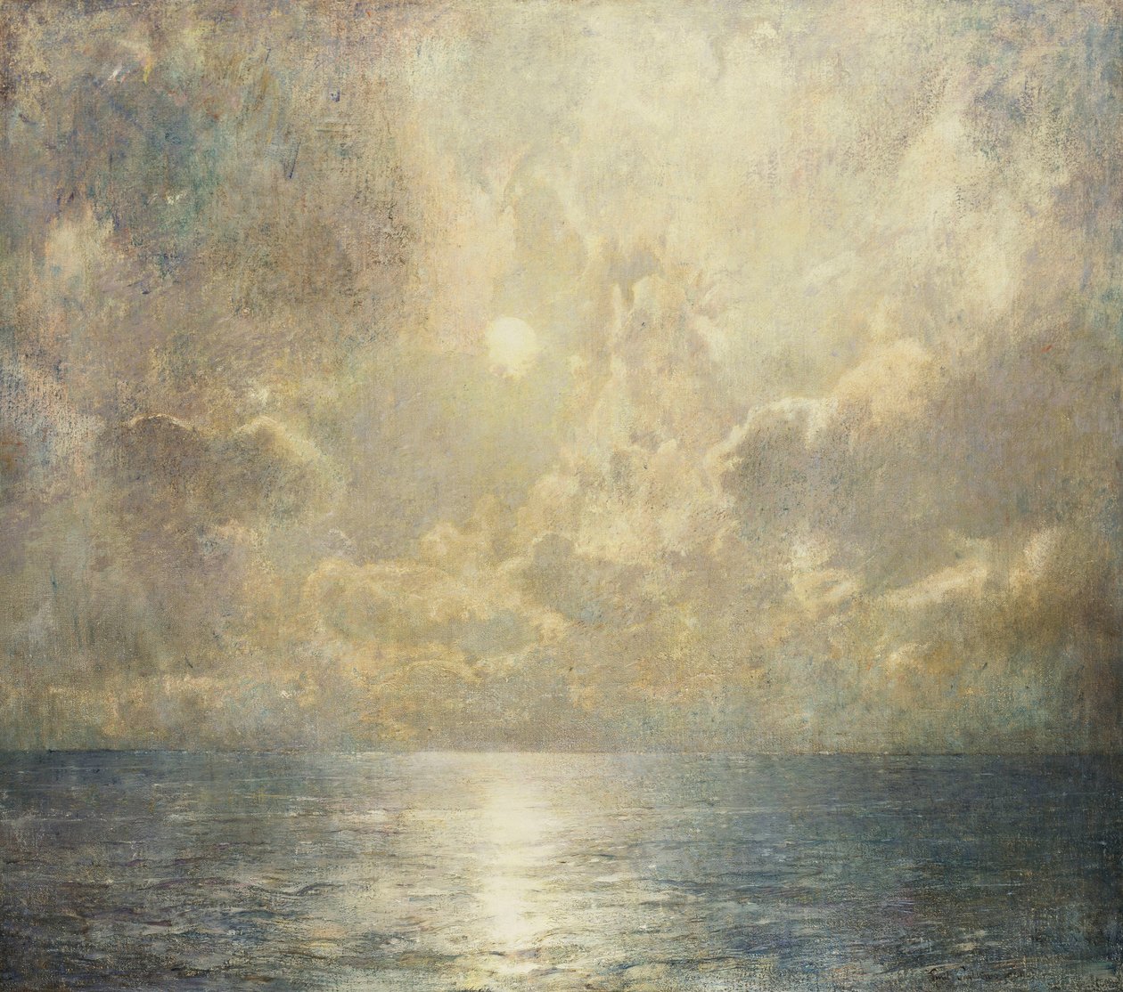 Moonlit Seascape de Emil Carlsen