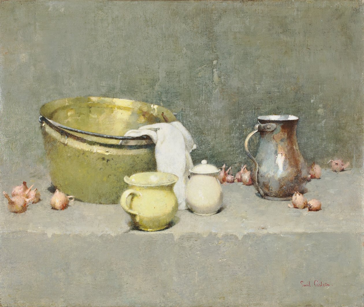 Ainda vida de Emil Carlsen