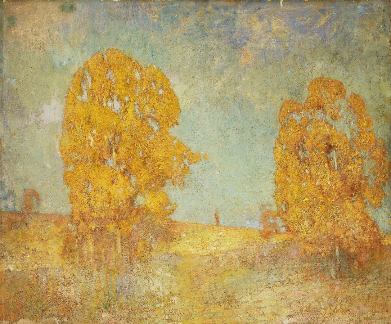 Paisagem iluminada pelo sol de Emil Carlsen