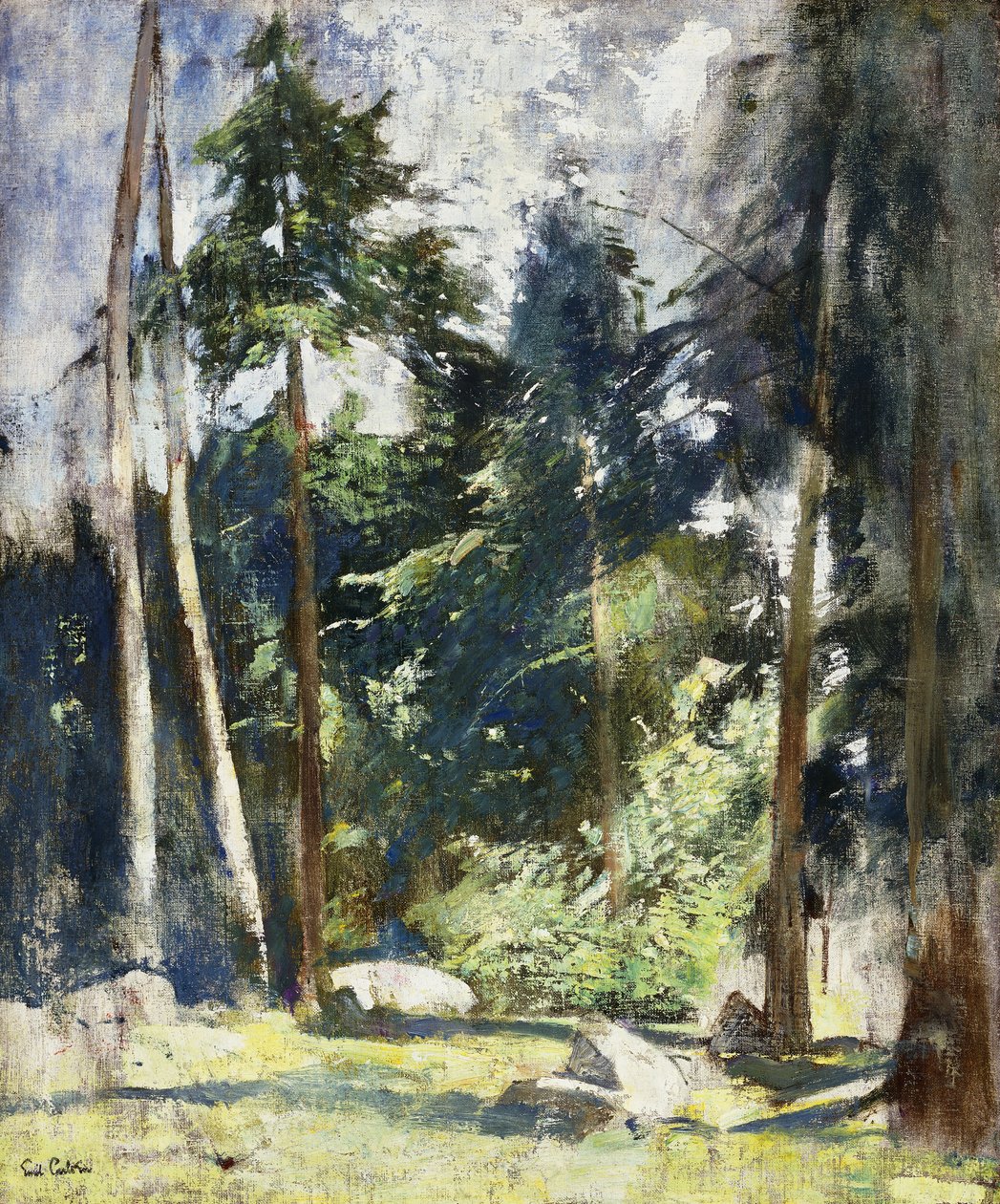 Tall Pines de Emil Carlsen