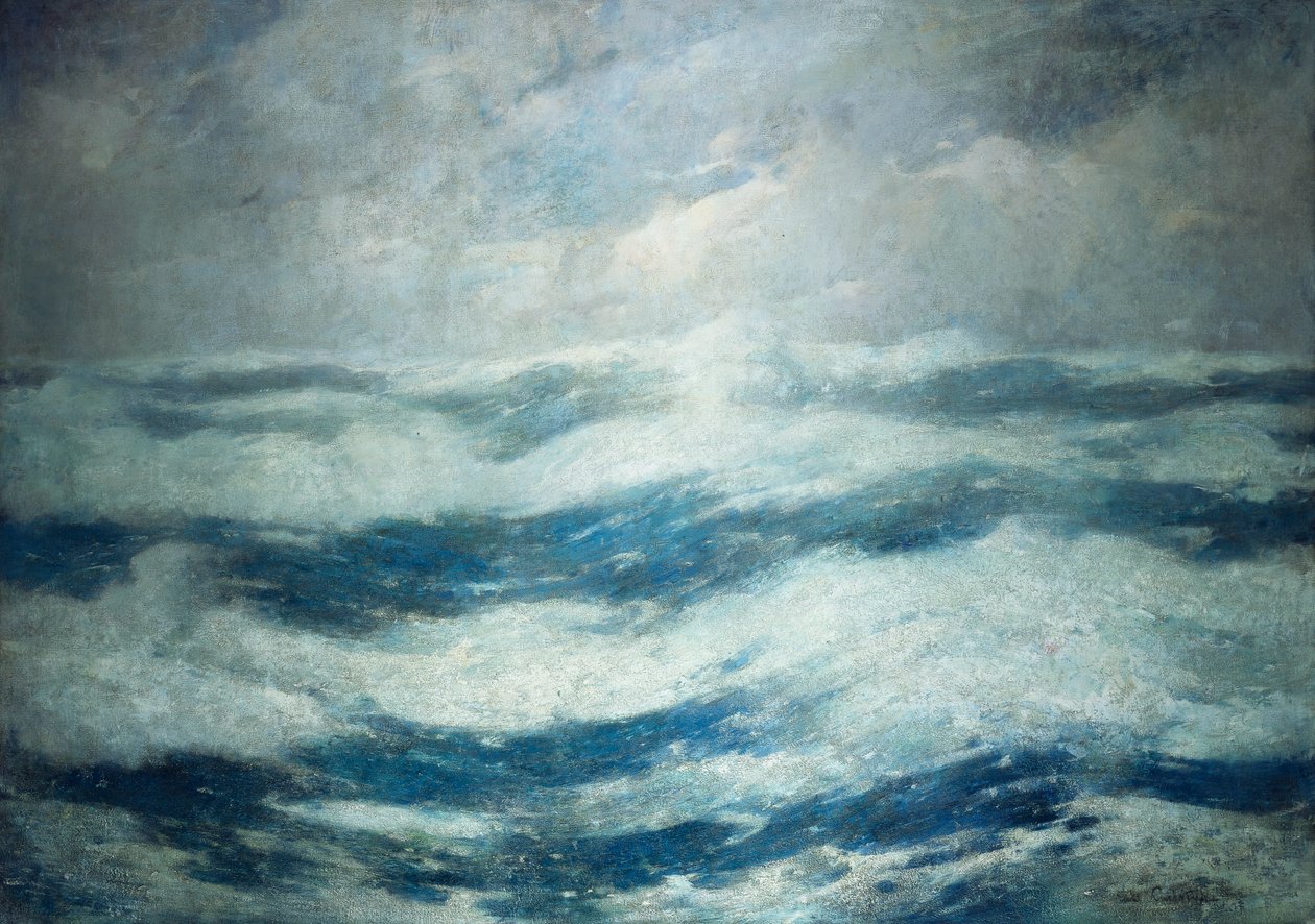 O céu e o oceano de Emil Carlsen