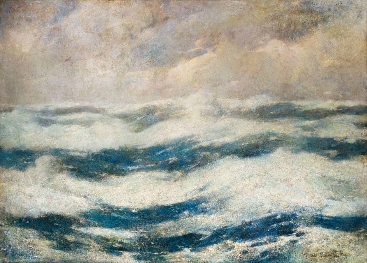 O céu e o oceano de Emil Carlsen