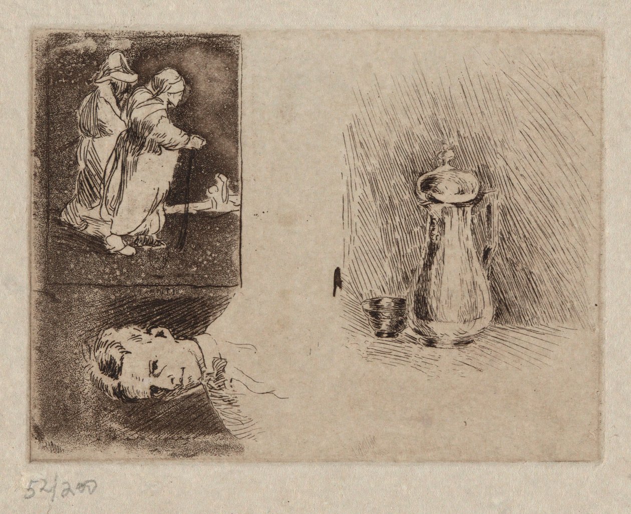 Três estudos de Emil Carlsen
