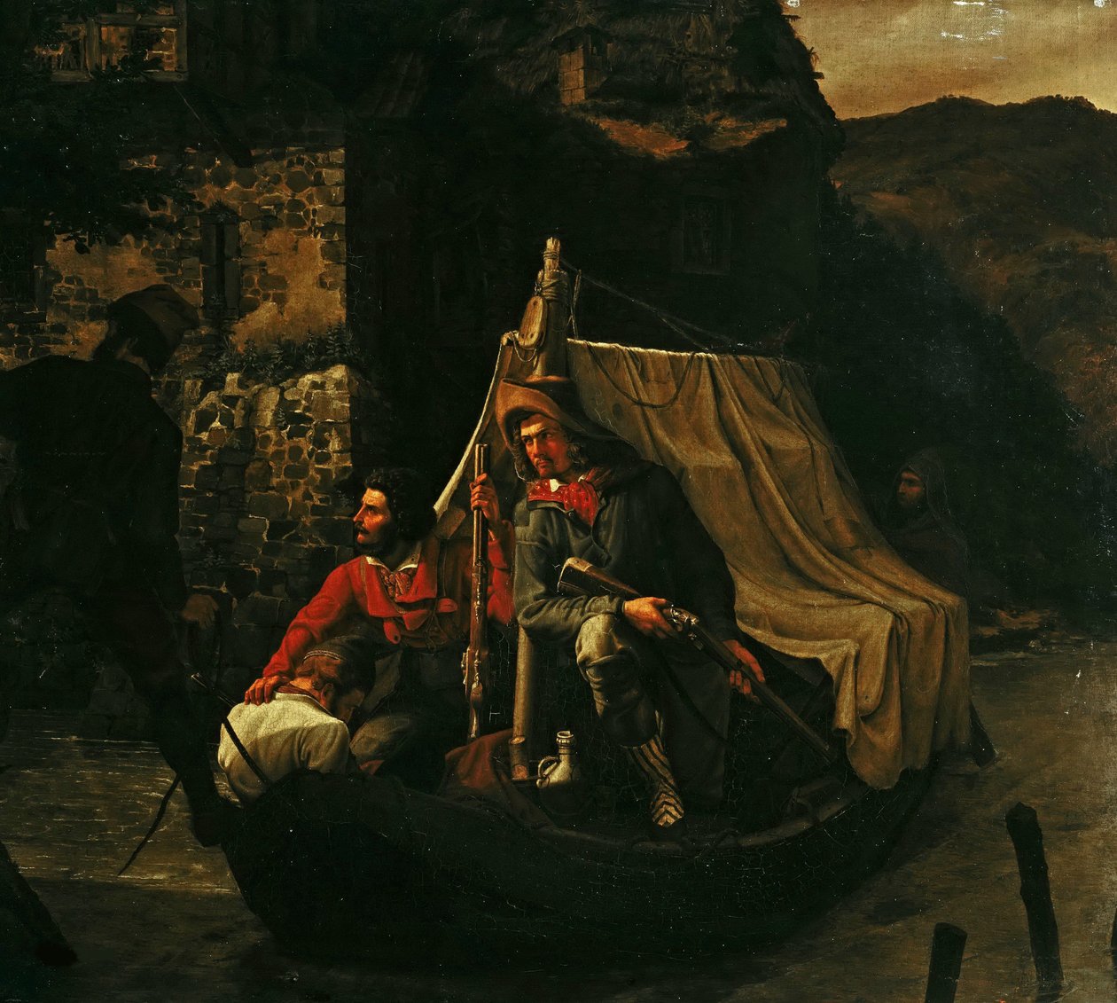 Os contrabandistas, 1830. de Emil Ebers