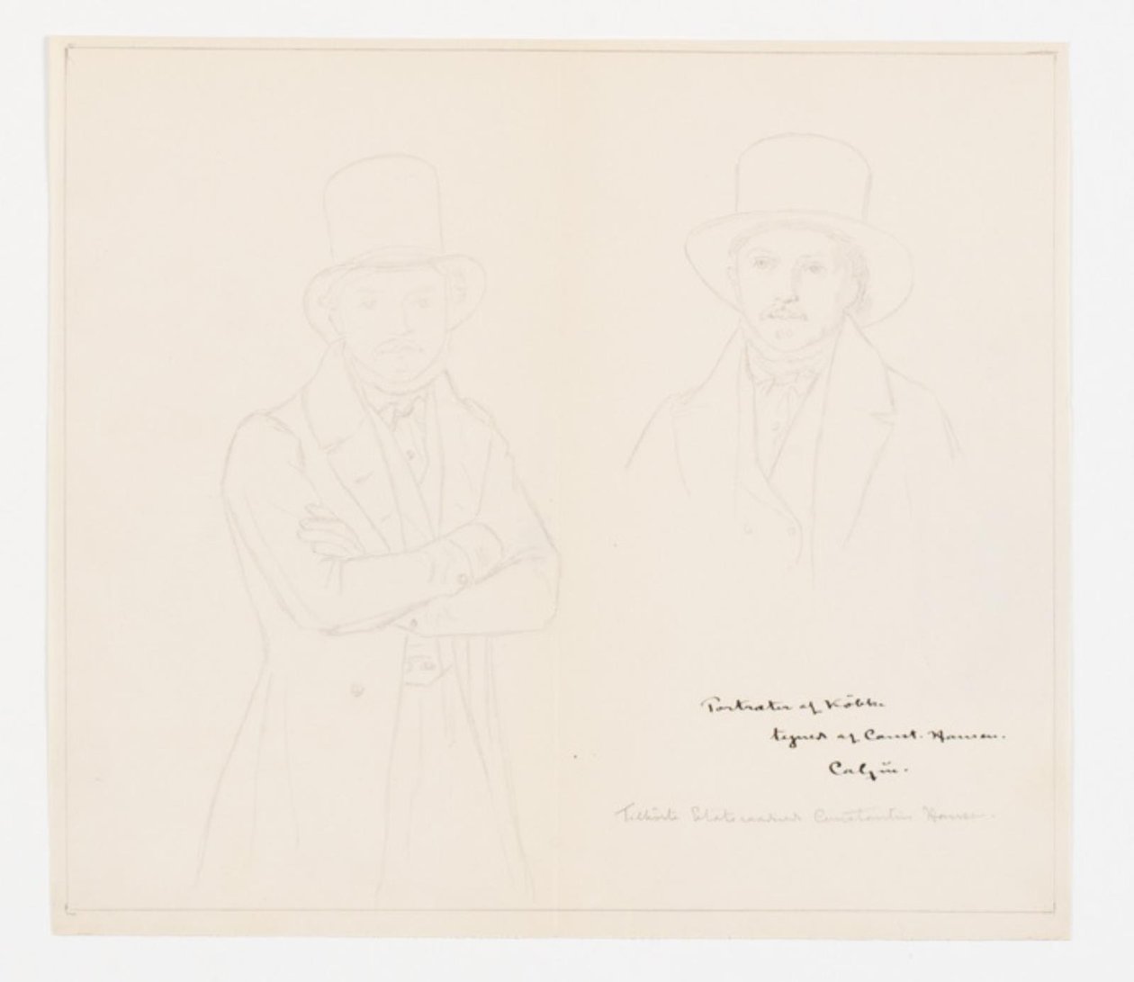 Retratos de Købke de Emil Hannover