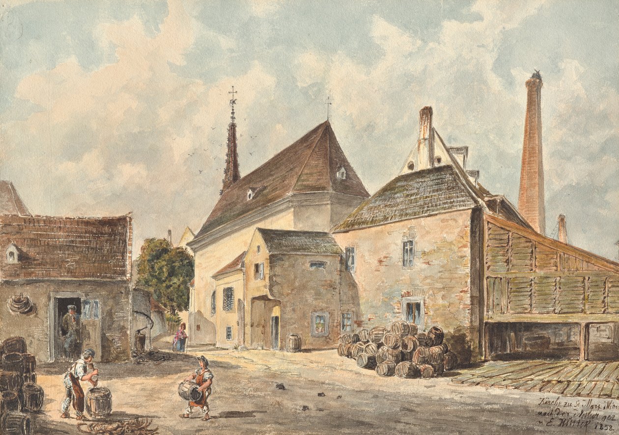 A Igreja de St. Marx em Viena de Emil Hütter
