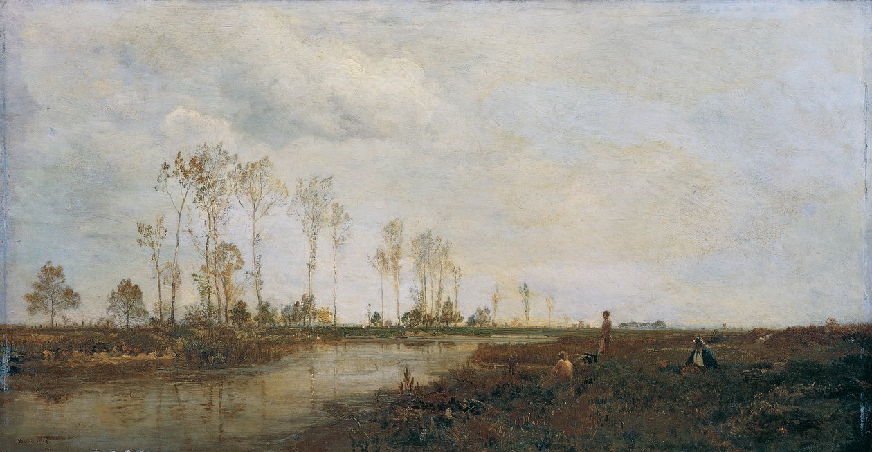 Na Thaya, perto de Lundenburg I de Emil Jakob Schindler