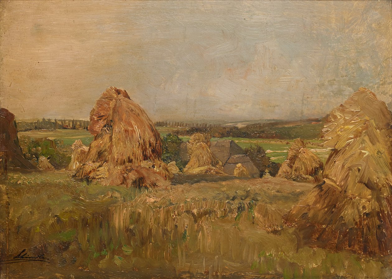 Erntemonat em Plankenberg de Emil Jakob Schindler