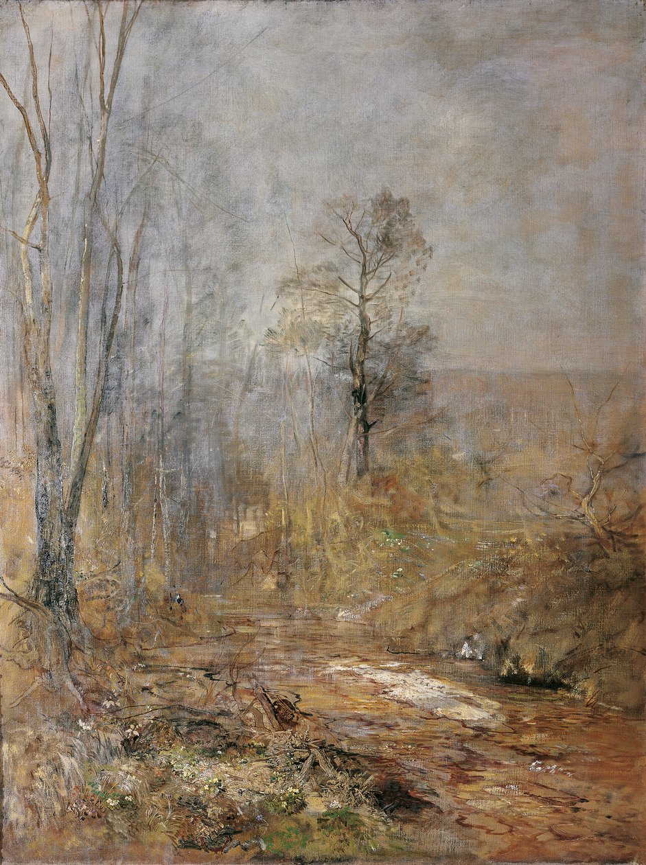Clima de março – início da primavera nos Bosques de Viena de Emil Jakob Schindler