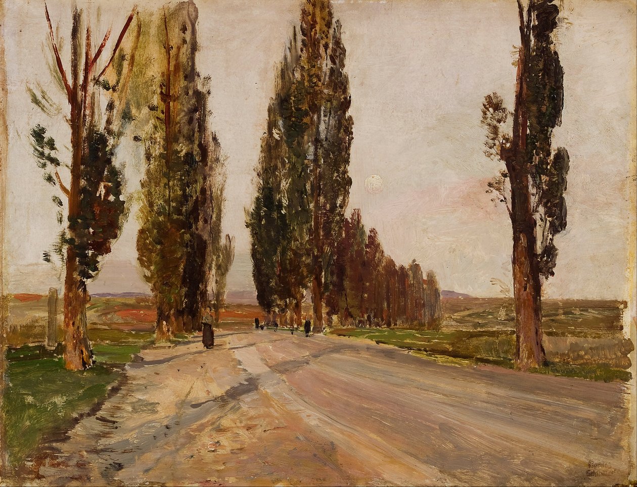 Poplar avenue perto de Plankenberg de Emil Jakob Schindler