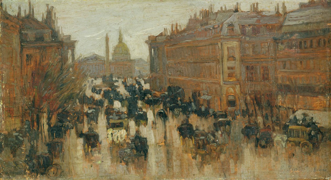 Rue Royale, Paris de Emil Leonhard Smidt