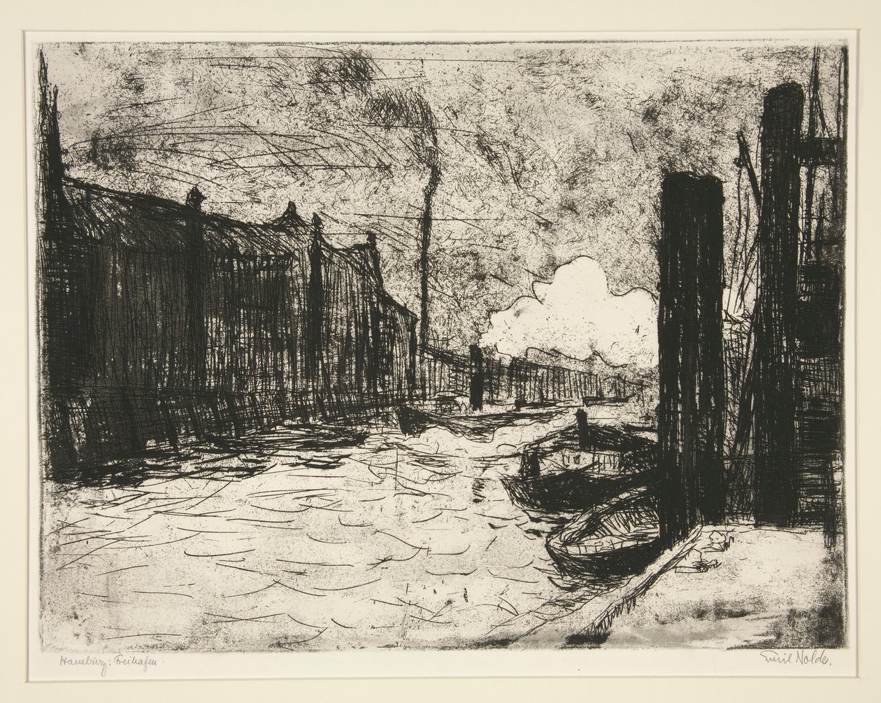 Hamgurg, Freeport (Porto de Hamburgo) de Emil Nolde