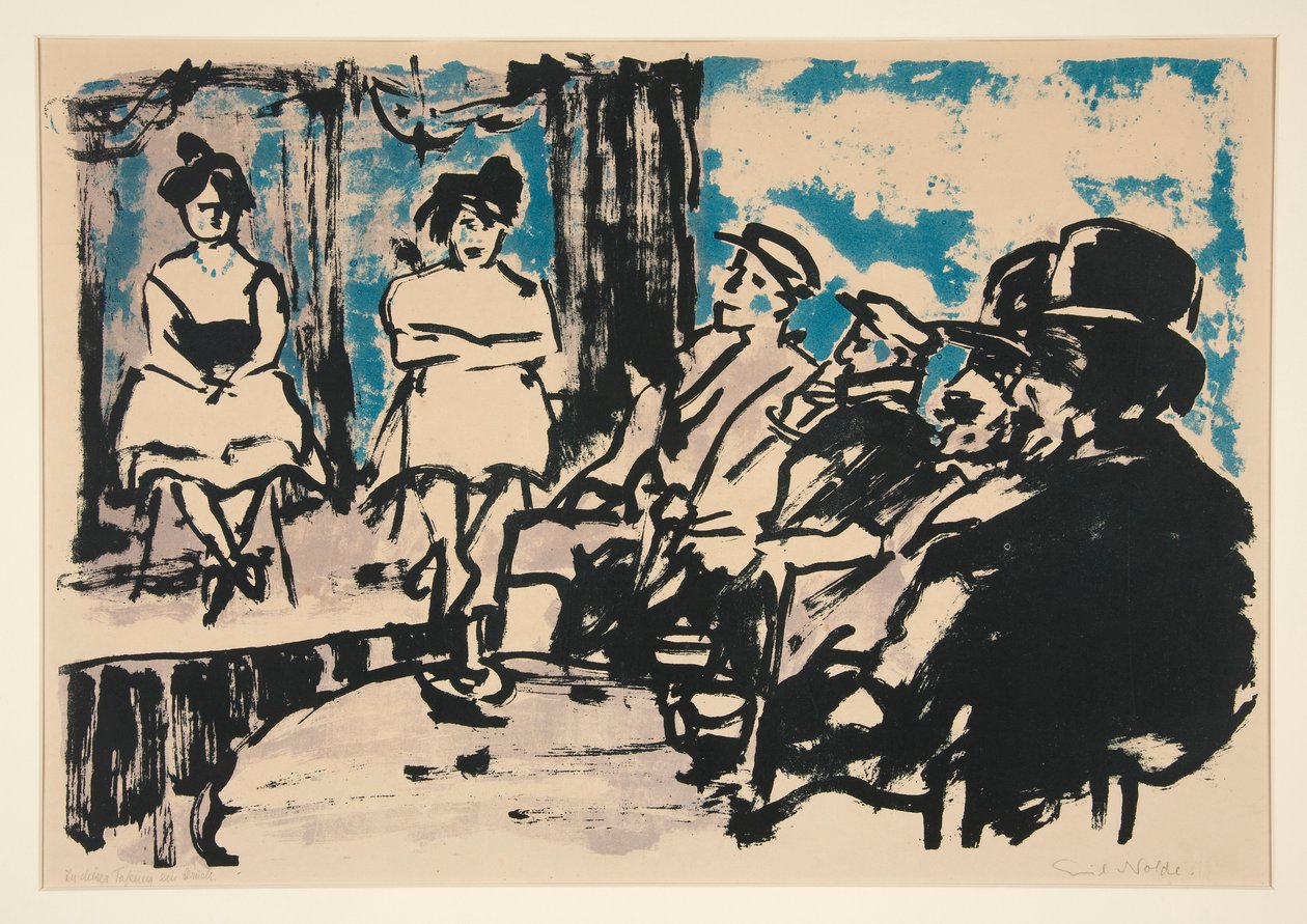Tingel-Tangel III de Emil Nolde