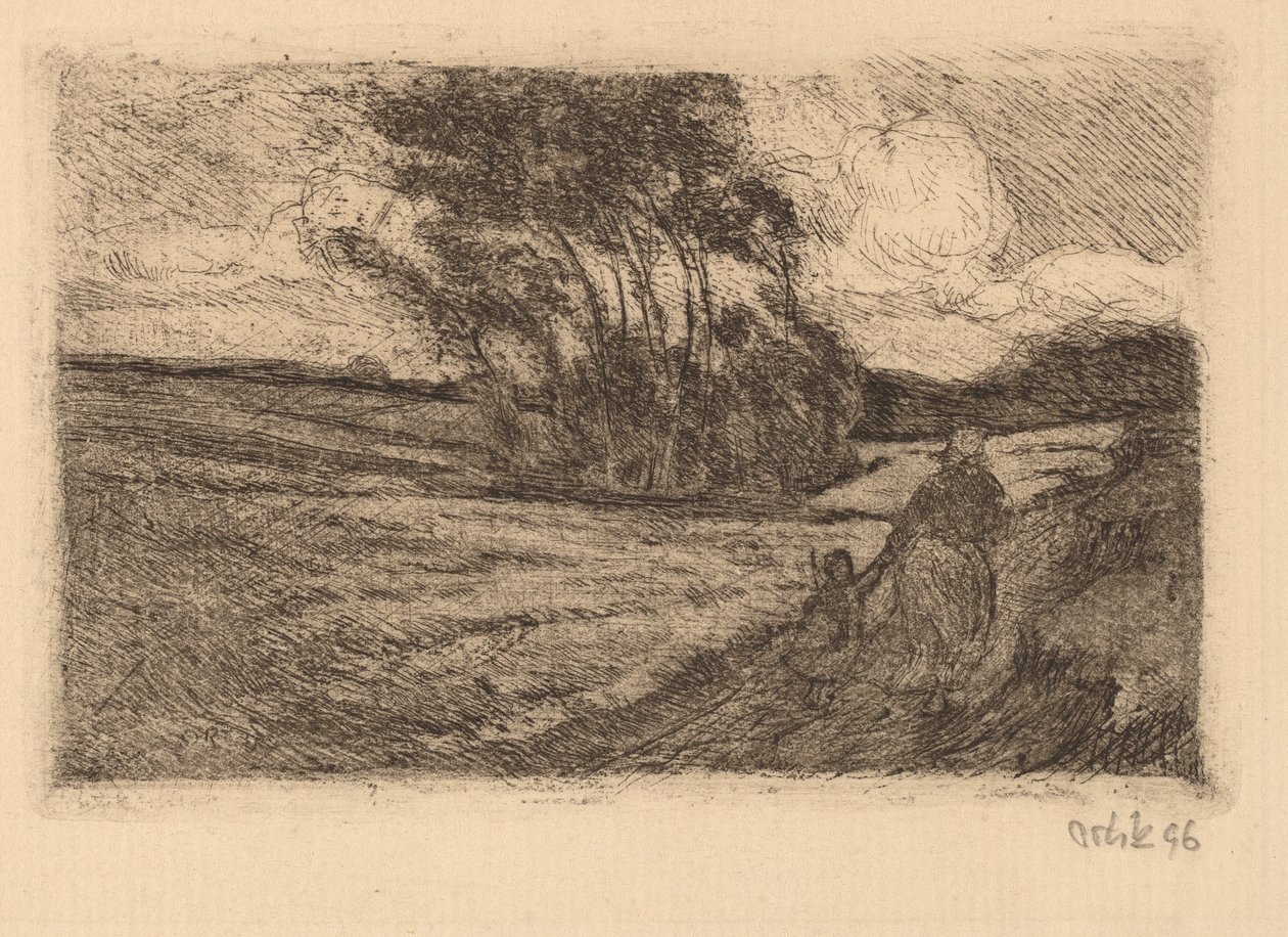 Trovoada (pequena) de Emil Orlik