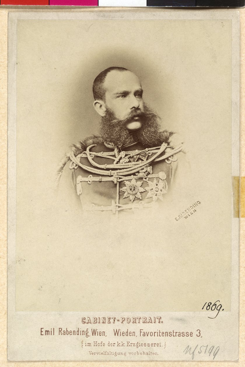Imperador da Áustria Franz Joseph I de Emil Rabending