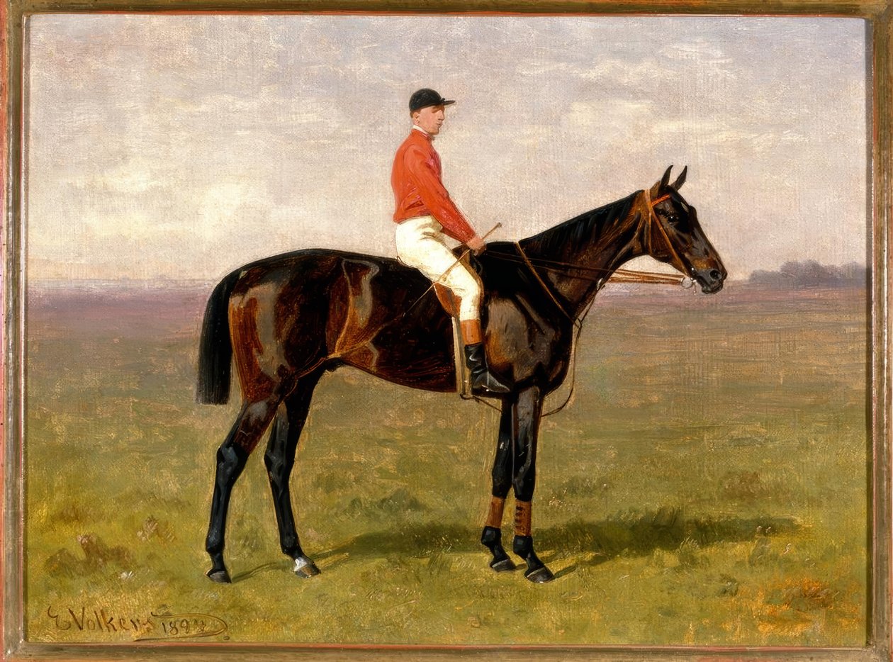Cavalo e cavaleiro de Emil Volkers