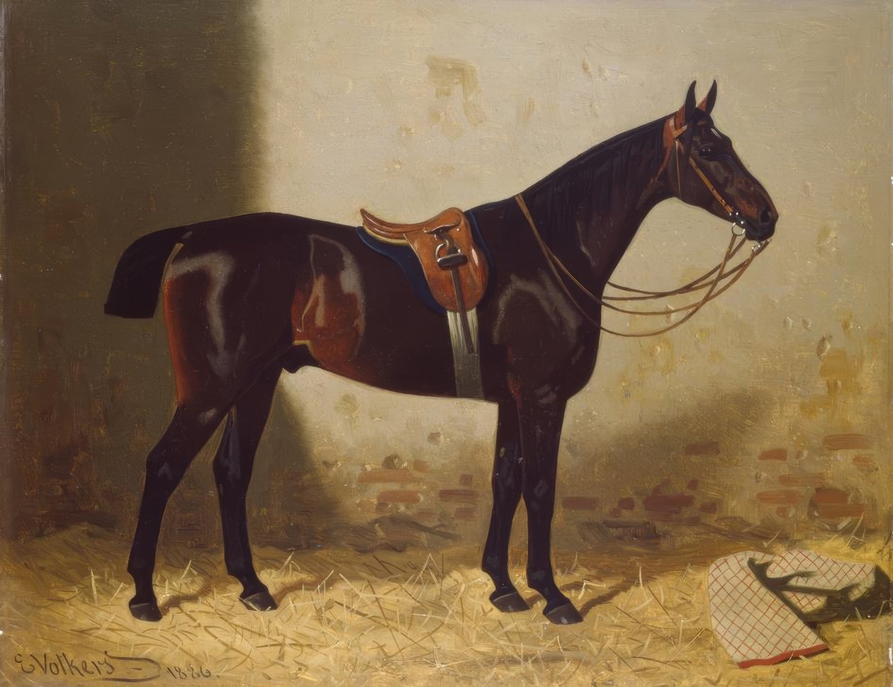 retrato do cavalo de Emil Volkers