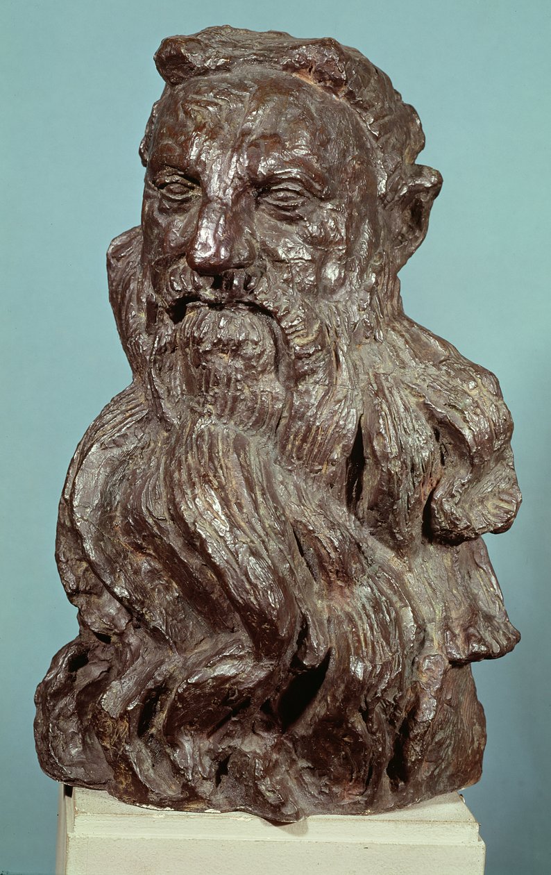 Busto de Auguste Rodin (1840-1917) 1909 (bronze) de Emile Antoine Bourdelle
