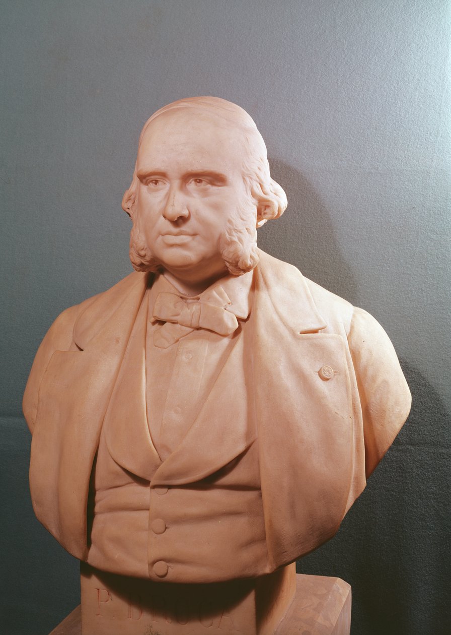 Busto de Paul Broca (1824-80) 1881 de Emile Arthur Soldi or Soldi Colbert