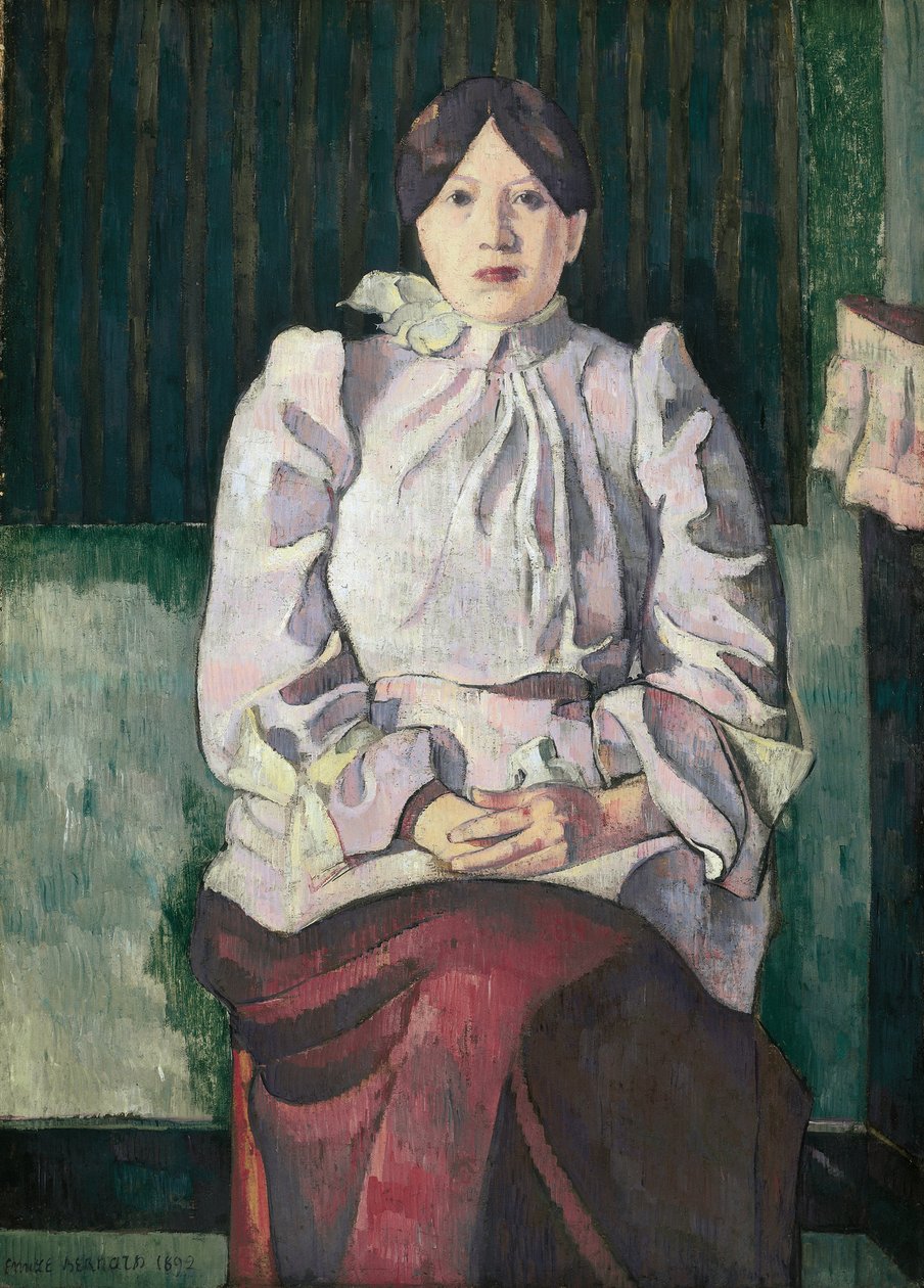 Retrato de Marie Lemasson de Emile Bernard