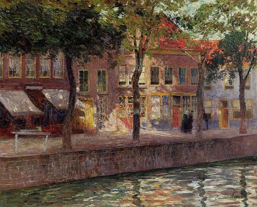 Canal em Zeeland de Emile Claus