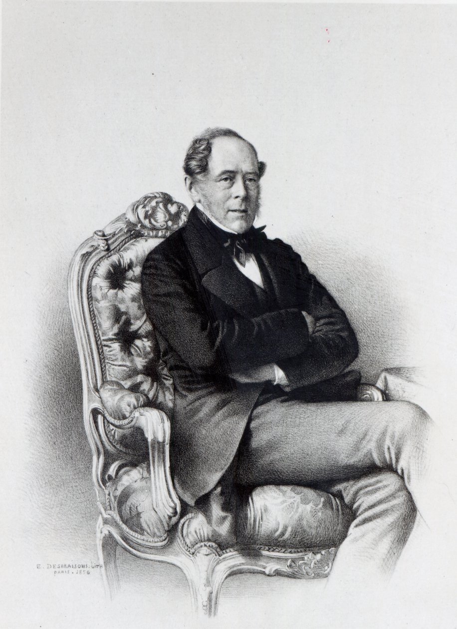 George Villiers, 4º Conde de Clarendon, 1856 de Emile Desmaisons