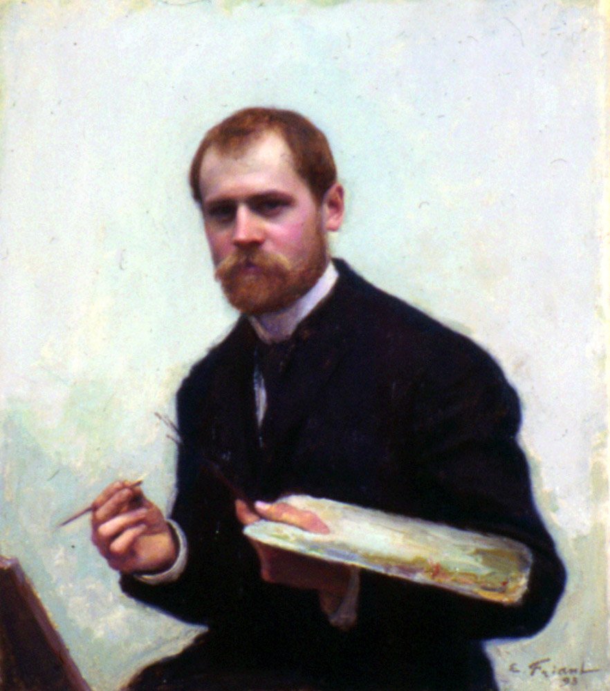 Auto-retrato de Emile Friant