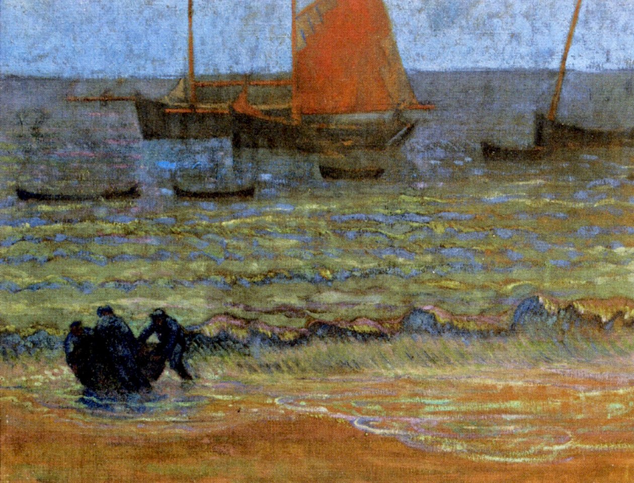 Costa do Mar, Bretanha, c.1890-92 de Emile Jourdan