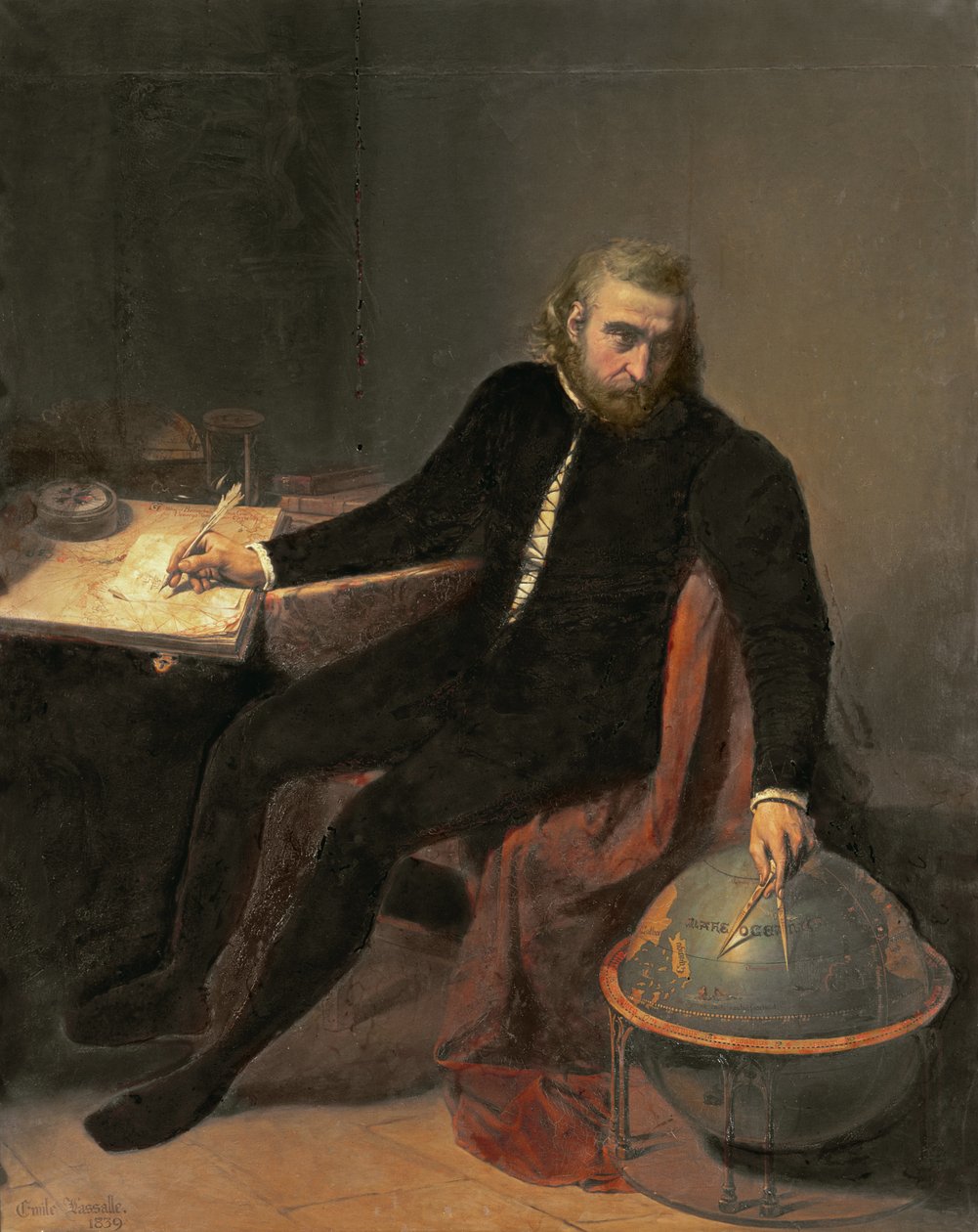 Cristóvão Colombo, 1839 de Emile Lassalle
