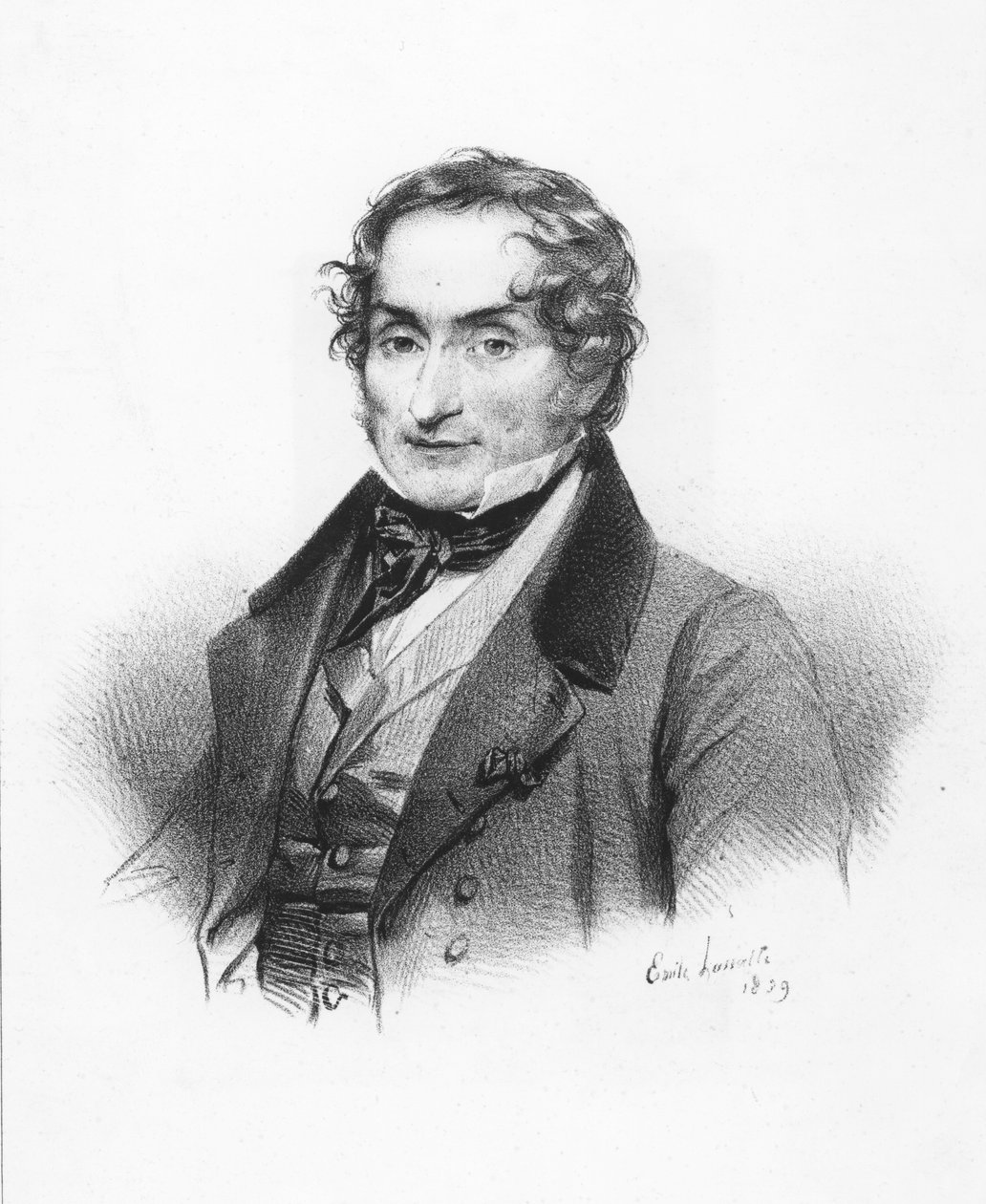 Retrato de Charles Nodier de Emile Lassalle