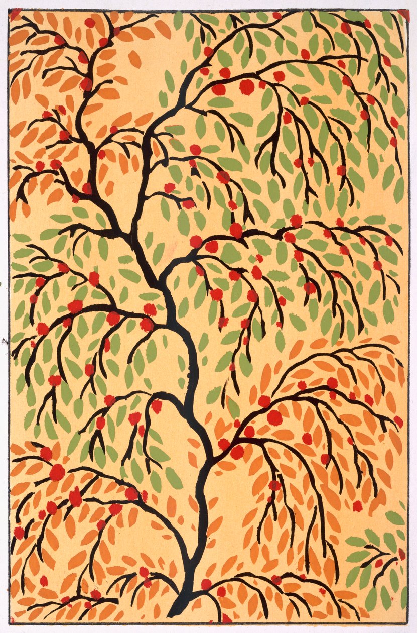 Bouquets et Frondaisons c.1925 (cor litho) de Émile Allain Séguy