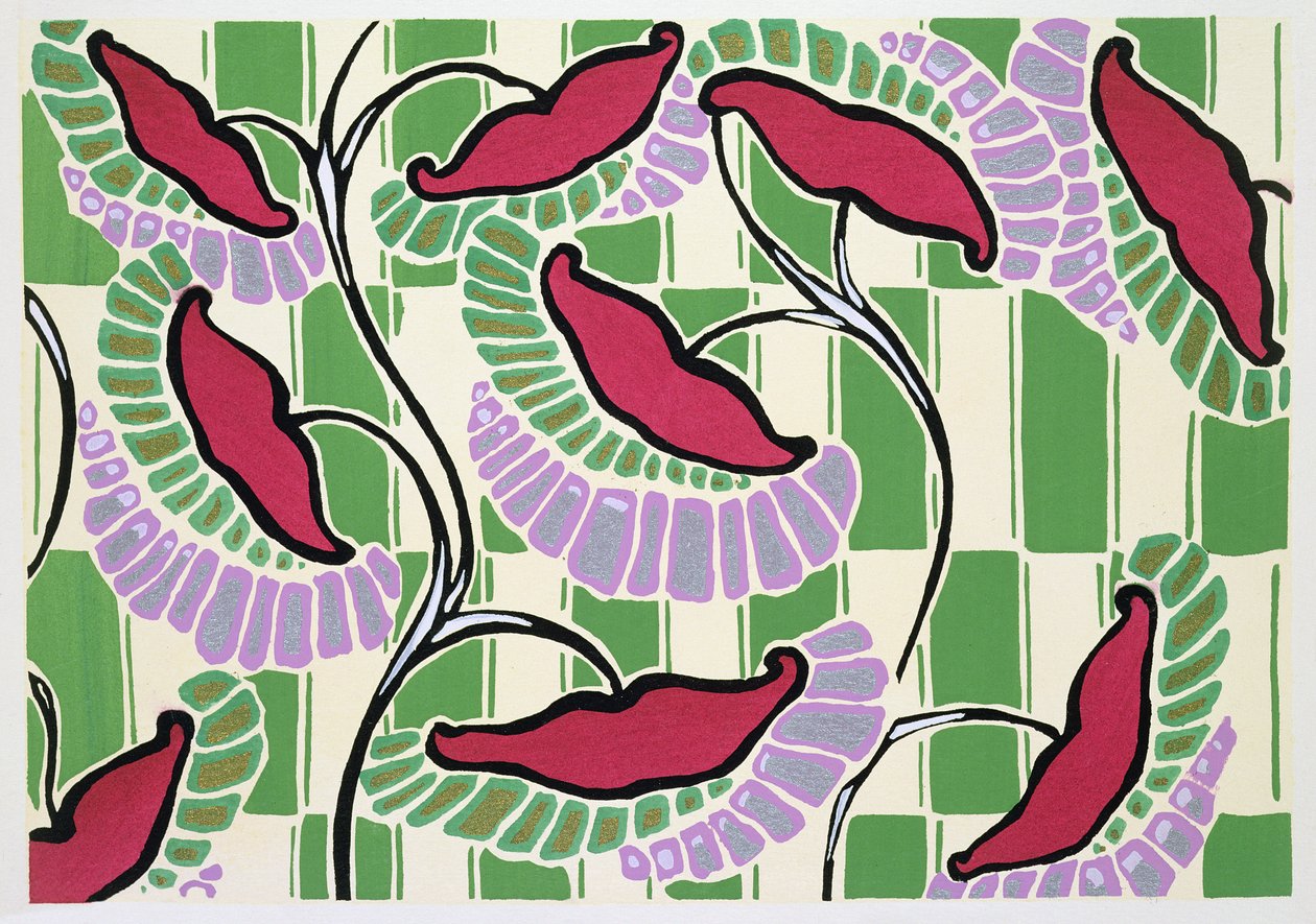 Motivo de desenho floral de "Floreal": Dessins & Coloris Nouveaux